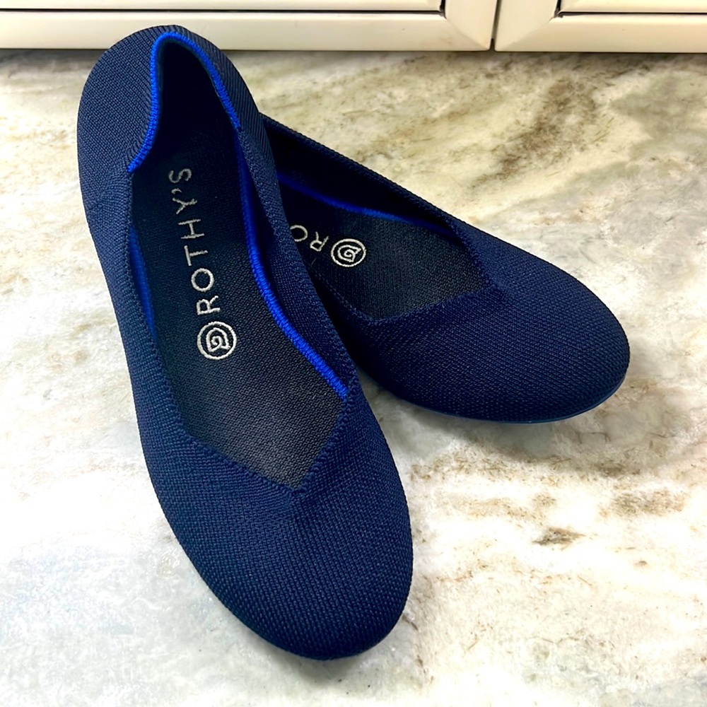 Rothy’s- Navy, Size 8, Excellent Condition